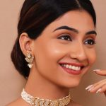 Pearl and Kundan Choker Necklace Set with Delicate Earrings